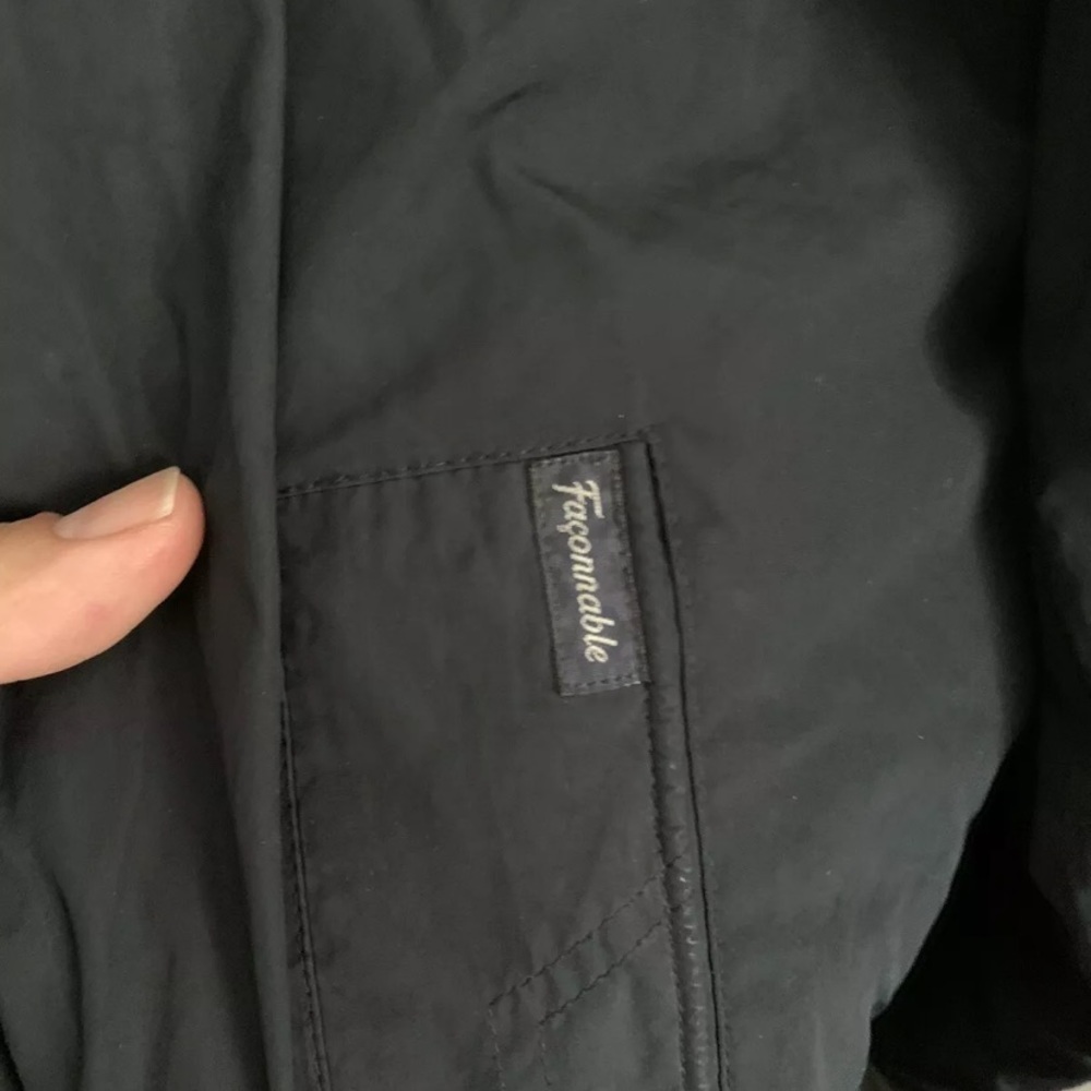 Facconable Jacket Zip Cuff Rib Bomber Harrington - image 3